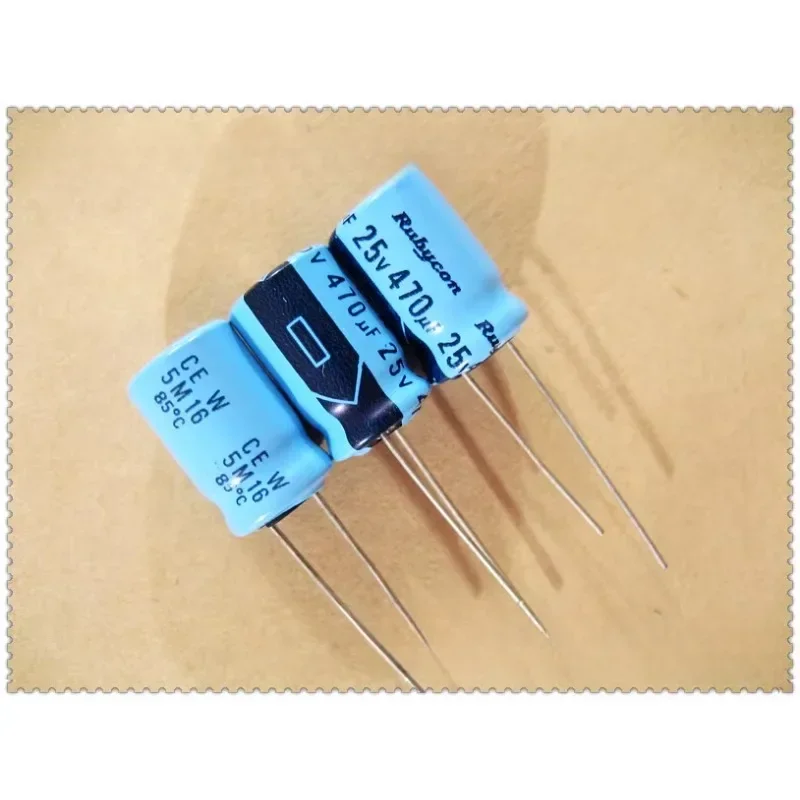 10PCS/100PCS Rubycon TWSS (CEW) series 25V470uF Audio capacitor 10X16mm pitch 5mm