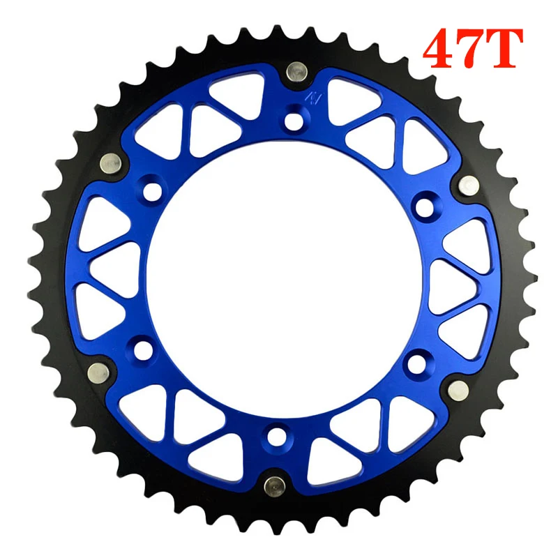 45T - 52T Motorcycle Rear Sprocket For YAMAHA WR125 YZ125 TTR230 WR250 YZ250 WR450 YZ450 WR400 YZ400 WR426 YZ426 WR YZ 400 F L