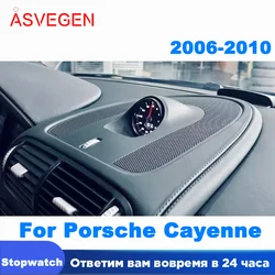 Cronometro per auto per Porsche Cayenne 2006-2010 cruscotto interno orologio centrale bussola tempo misuratore elettronico orologio accessorio