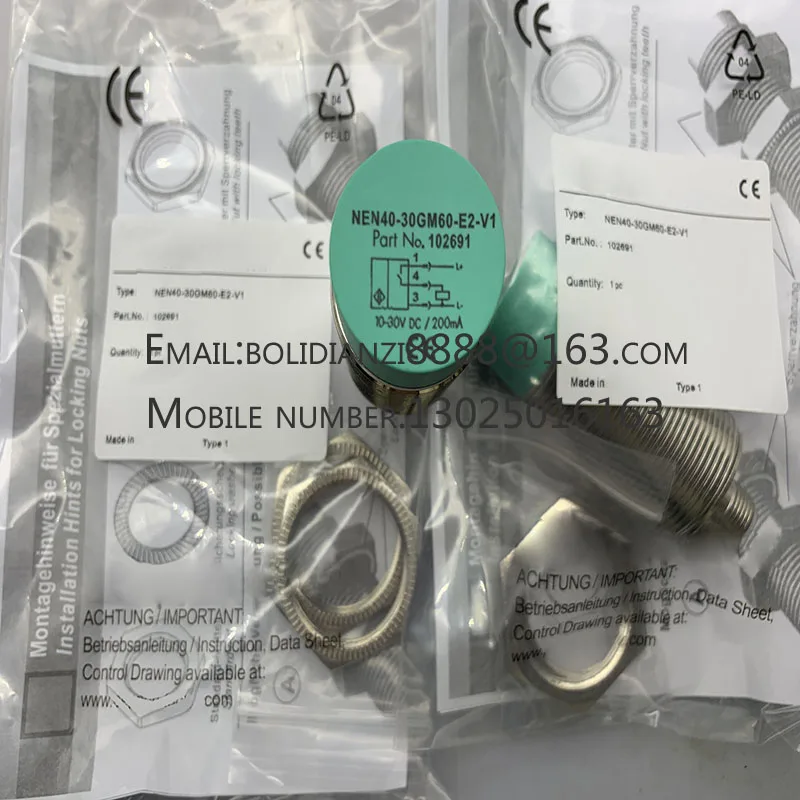 

Brand new original sensor NEN40-30GM60-A2-V1 NEN40-30GM60-A0-V1 One year warranty