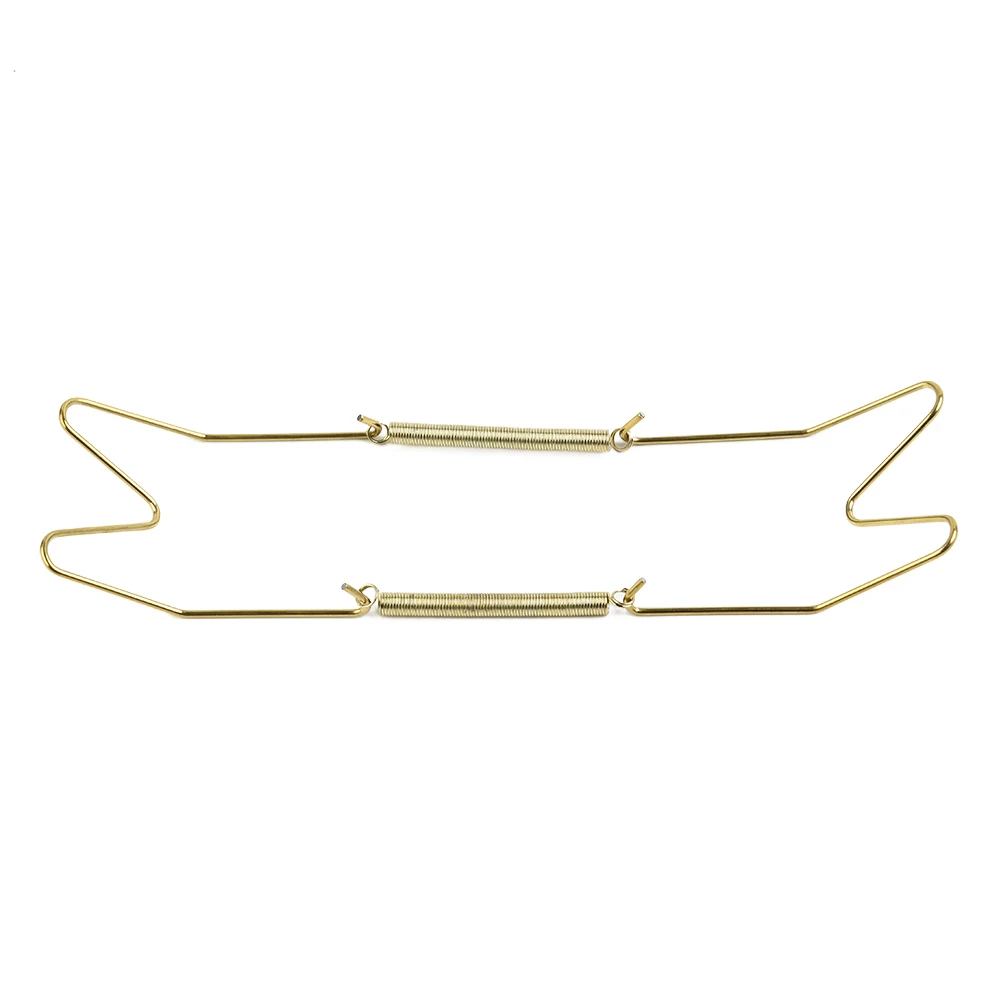 Hangers Dish Holder 8/10/12/14/16inch Invisible Spring W-style Wall Adjustable Decor Decorating Porch Display Gold