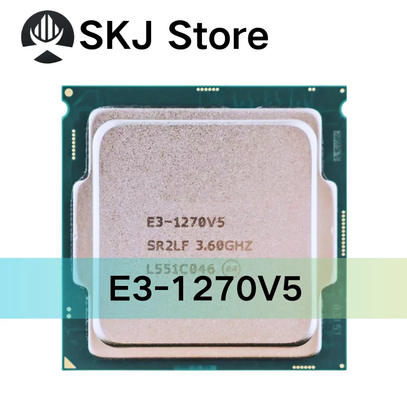 

Б/у Xeon E3-1270V5 V5 E3 1270V5 E3 1270 V5 3,60 GHZ Quad-Core 8MB FCLGA1151 TPD 80W