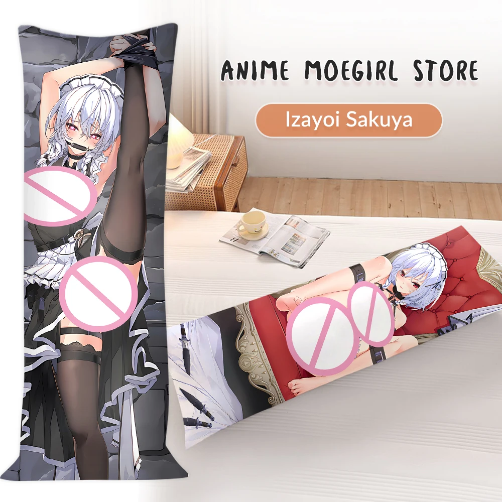 Touhou Project Dakimakura Anime Pillowcase Cartoon 3D Double-Sided Printed Otaku Pillow Case Headboard Cushion Covers 50x150