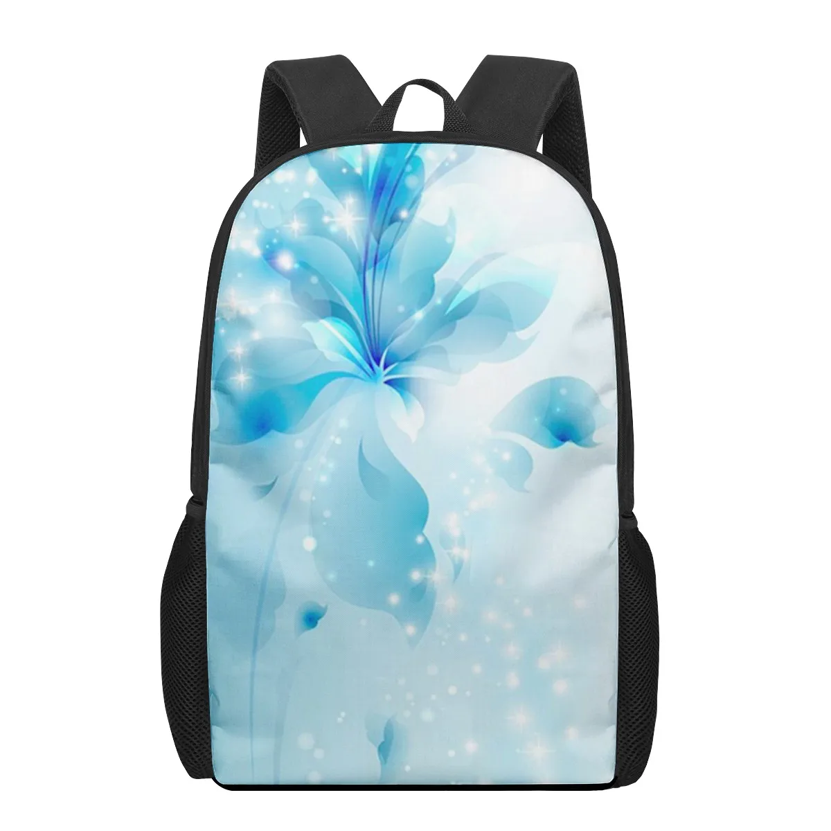 Butterfly Blue Painting Watercolor School Bags For Boys Girls 3D Print School Backpacks Kids Bag Kindergarten Backpack Men Child