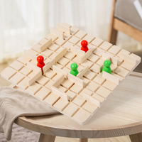 Wooden Step By Step Board Game, Family Strategy Game, Logical Thinking Tabletop Game Chess, Multiplayer Game Toy