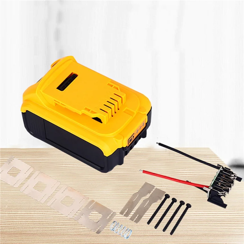 WORTHOWN-6X Li- Battery Plastic Case PCB Charging Protection Circuit Board Shell For  18V 20V Li- Battery