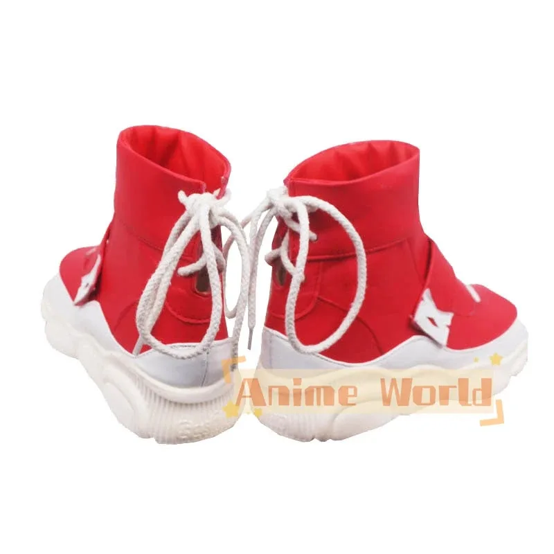 لعبة كيريكو أحذية كوسبلاي حمراء أحذية كرنفال الهالوين مصنوعة حسب الطلب