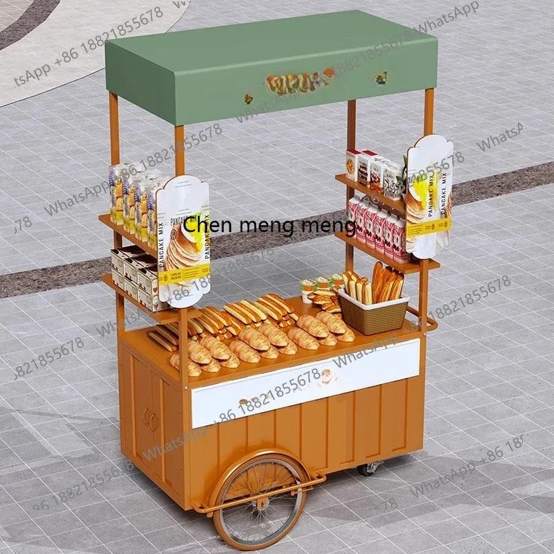 E153 Stall trolley mobile stall cart shopping mall exhibition activities stall promotion truck