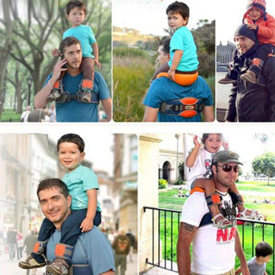 Hands Free Saddle Baby Carrier For Dad Shoulder Seat For Kids Travel Hip Seat Children Strap Rider Baby Kangaroo Sling