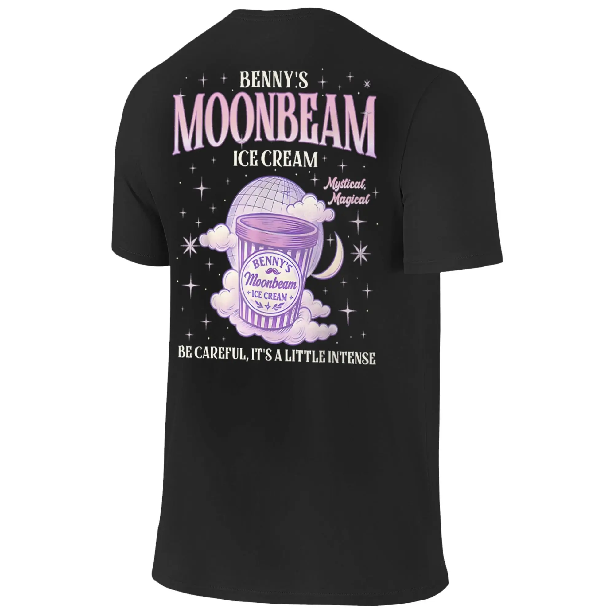 Men Women's Moonbeam Ice Cream Bennys Moonbeam Ice Cream Magical Fantasy Desser T Shirts Benson Boone Cotton Clothing T-Shirts