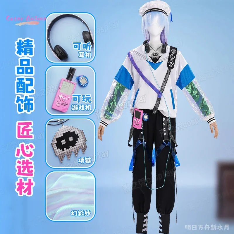 

Game Arknights Mizuki Cosplay Costume Uniform Halloween Carnival Party Christmas Play Role Clothes Clothing