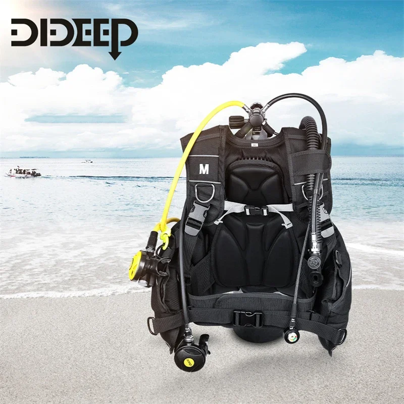 Diving Buoyancy Compensator Scuba Front Adjustable BCD Wetsuit Vest with Quick-Release Weight Integrated Pocket For Spearfishing