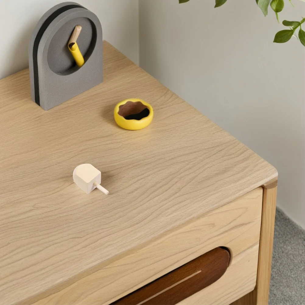 15Pcs Wooden Dreidels DIY Unfinished Hanukkah Party Games Decorations 4.15cm Blank Craft Spinning Tops Hand Painted Craft