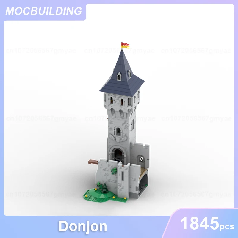 Donjon Castle Model Extension for 10305 MOC Building Blocks DIY Assemble Bricks Architecture Educational Xmas Toys Gifts 1845PCS