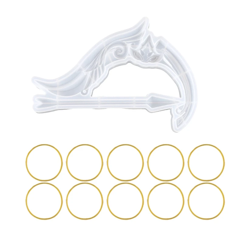 

Силиконовые формы для лука и стрелы. Формы для литья эпоксидной смолы с 10 резинками H9ED.