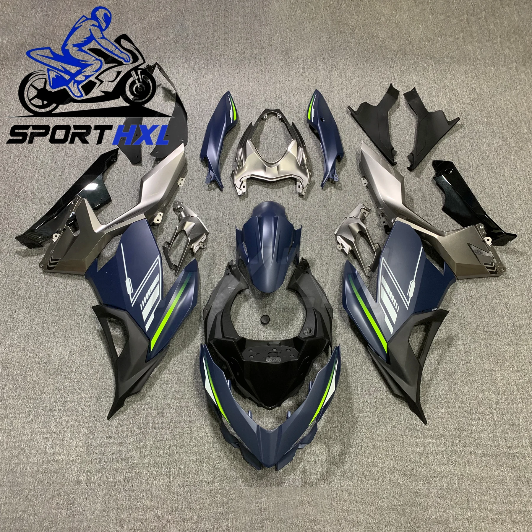 

Fit for Kawasaki Ninja400 EX400 2018-2019 2022-2023 Motorcycle Sturdy Plastic Molded Fairing kit Bodywork fairing kit