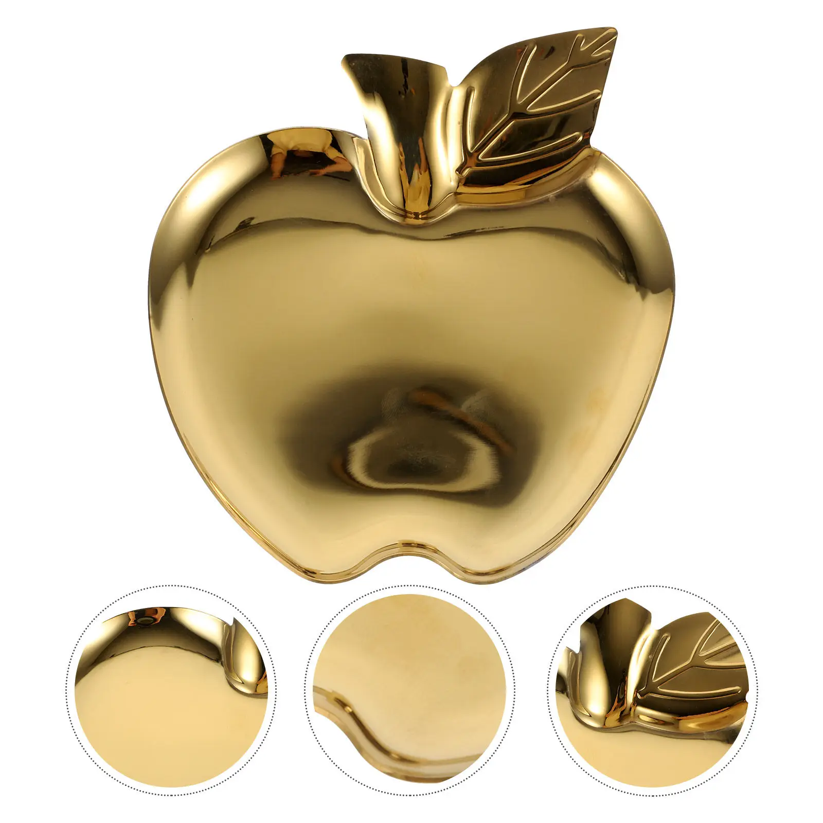 

Подставка для украшений в форме фрукта из нержавеющей стали, органайзер для колец и сережек, настольное украшение, держатель для мелочей и ключей