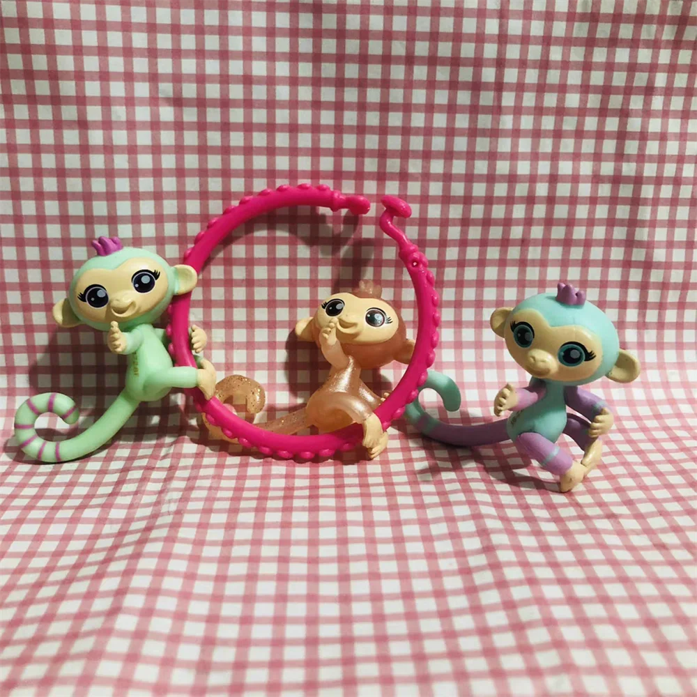 Original glücklicher Affe Finger Baby Affe Feder Affe Haustier interaktives Spielzeug Kinder Geschenk