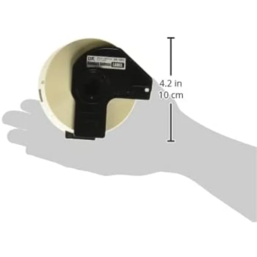 Etichette per indirizzi fustellate standard Brother DK1201 per stampanti serie QL, confezione da 3, bianco, 24 rotoli