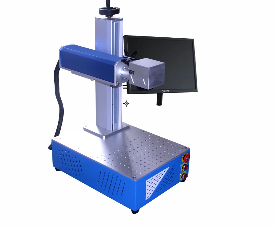 

EB LASER 20W/30W/50W Multifunctional Metal Silver Steel Jewelry Laser Fiber Marking Machine 110mm*110mm Deep Engraving All Metal