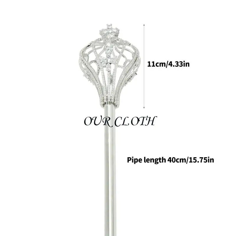 Luxury Rhinestones Royal Scepter Costume Prop For Princess Pageants Wedding Event And Christmas Celebrations Y1AC