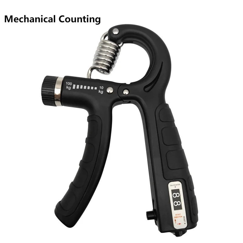 

10-100kg Adjustable Hand Grip Strengthener Hand Grip Trainer With Counter Wrist Forearm And Hand Exerciser For Muscle Building