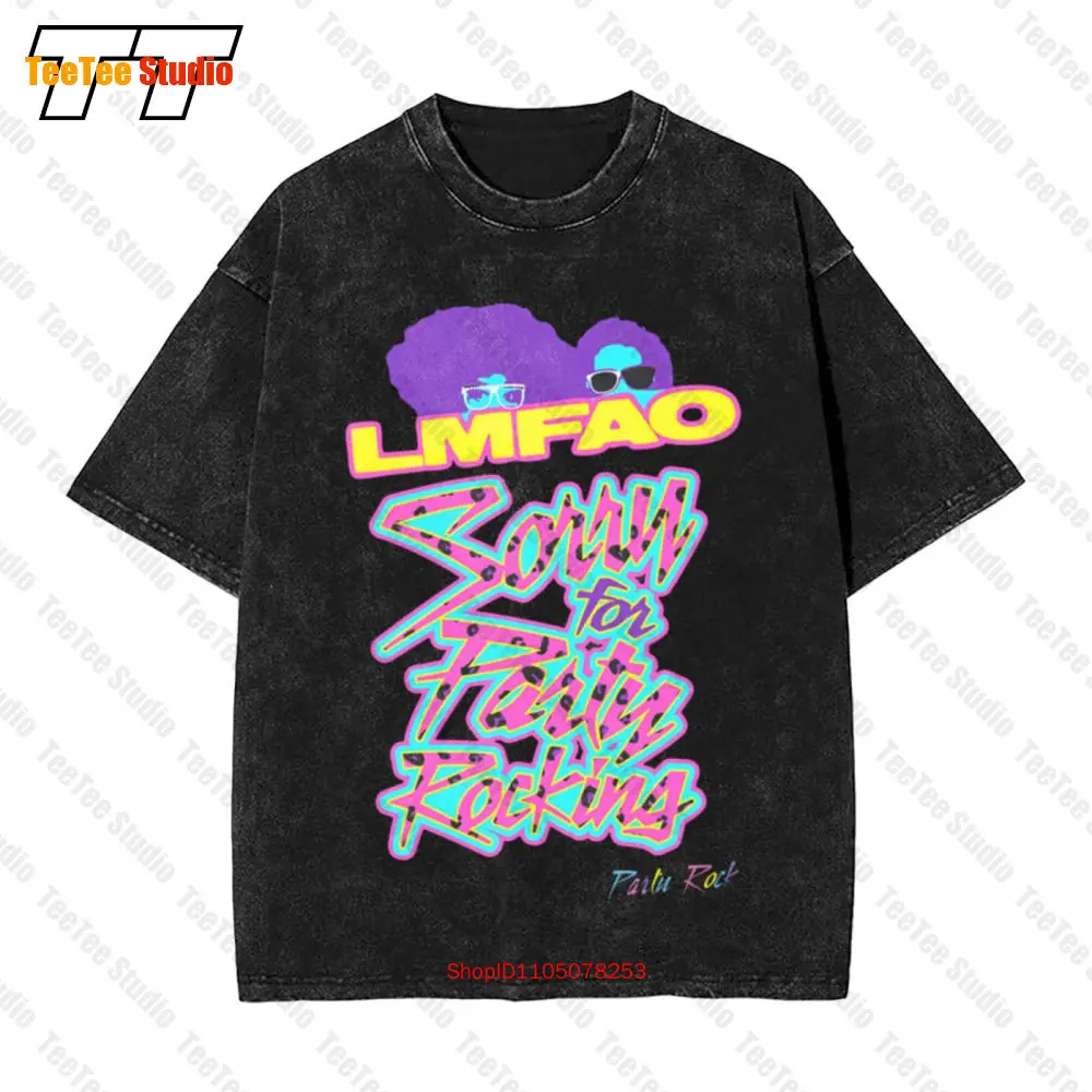 

Lmfao Sfpr Sorry For Party Rocking Vintage Oversized T-Shirt 5R96