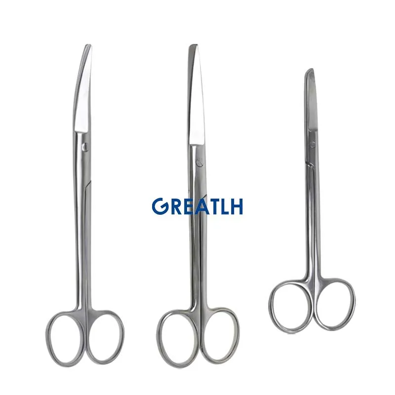 Stainless Steel Remove Suture Scissors Surgery Wire Cutter Straight Curved Scissors Orthopedic Surgical Instrument pet