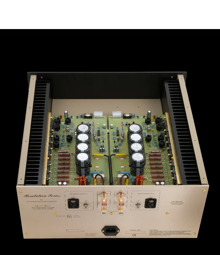 1:1 Copy FM ACOUSTICS FM711 MK2 800W 2Ω pure Post amplifier 2channel /WBT-0735/FM ring transformer FM711 Hifi Audio Amplifier