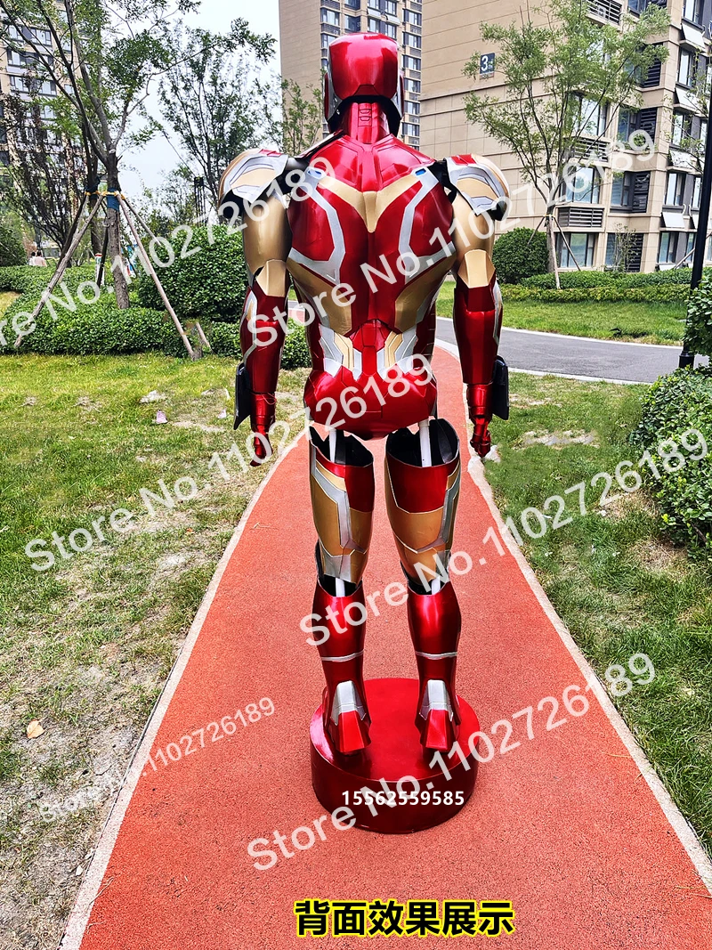 New 1/1 Marvel Mk85 Battle Armor Iron Man Armor Human Wearable All Over Real Person Helmet Statue Amazing Cosplay Christmas