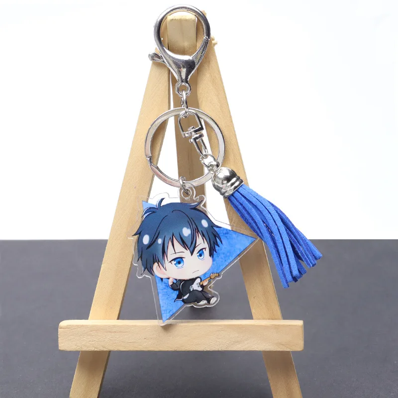 given keychain Cartoon Manga Print Yaoi Bl Given Yaoi Given Acrylic Key Chain Harajuku Keyring Car Pendant Key Ring Anime Gifts