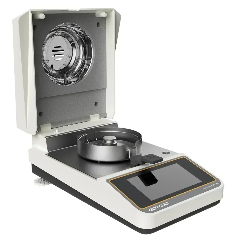 110g Rapid Heating Halogen Moisture Meter  for Food Corn Feed Plastic Particle Humidity Content Laboratory Testing