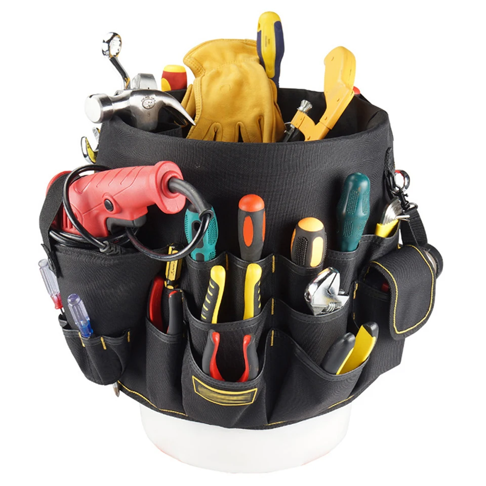 

Multi functional Bucket Organizer Tool Bags Portable Barrel Tool Bucket Bag Hardware Accessories Tool Bucket Organizer WH006