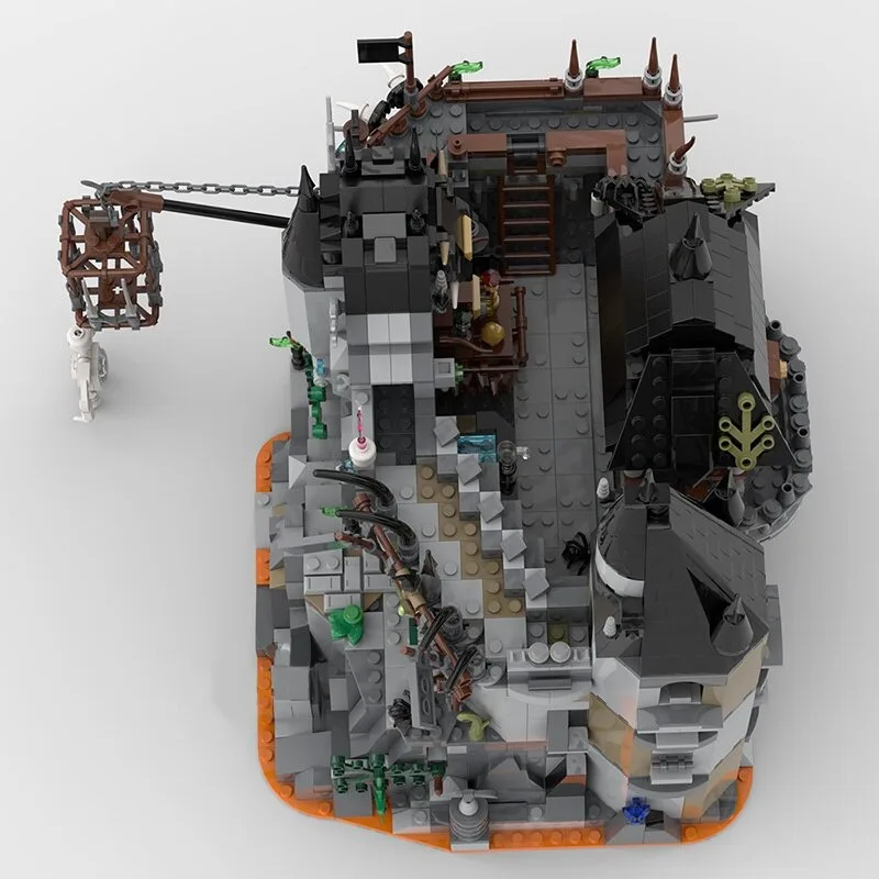 Games Lava Bastion Castle Model Building Blocks House Architecture Modular Bricks Educational Collection Toys for Children Gifts