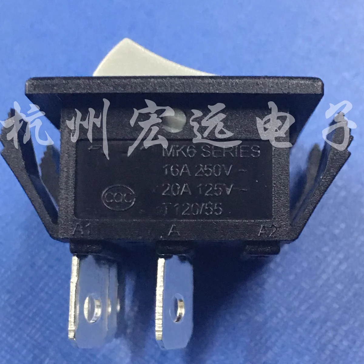 Original novo 100% interruptor rocker mk631c/86b mk6 16a 250v 6 pinos 3 facas 2 engrenagens interruptor médico