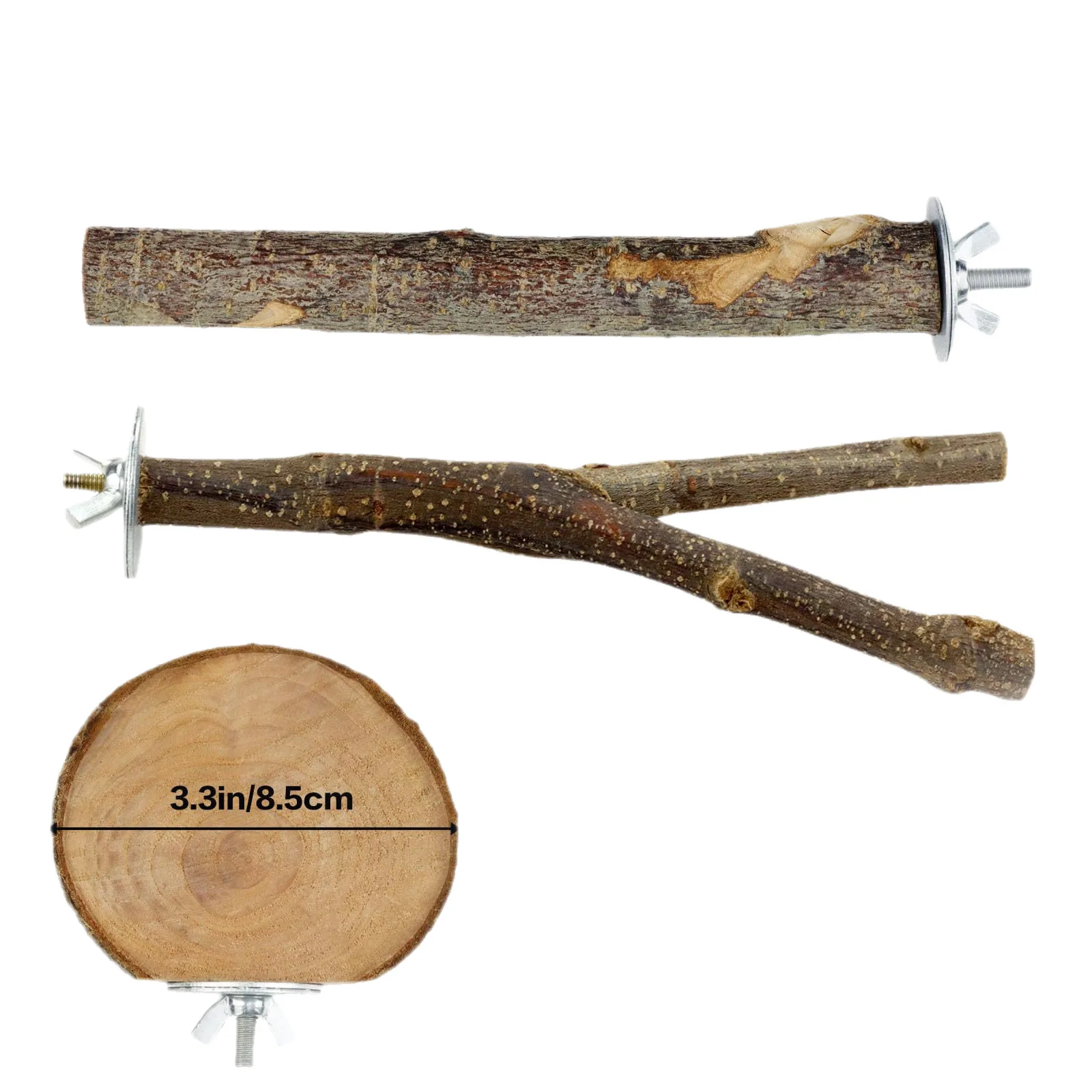 Natural Wood Bird Perches 4