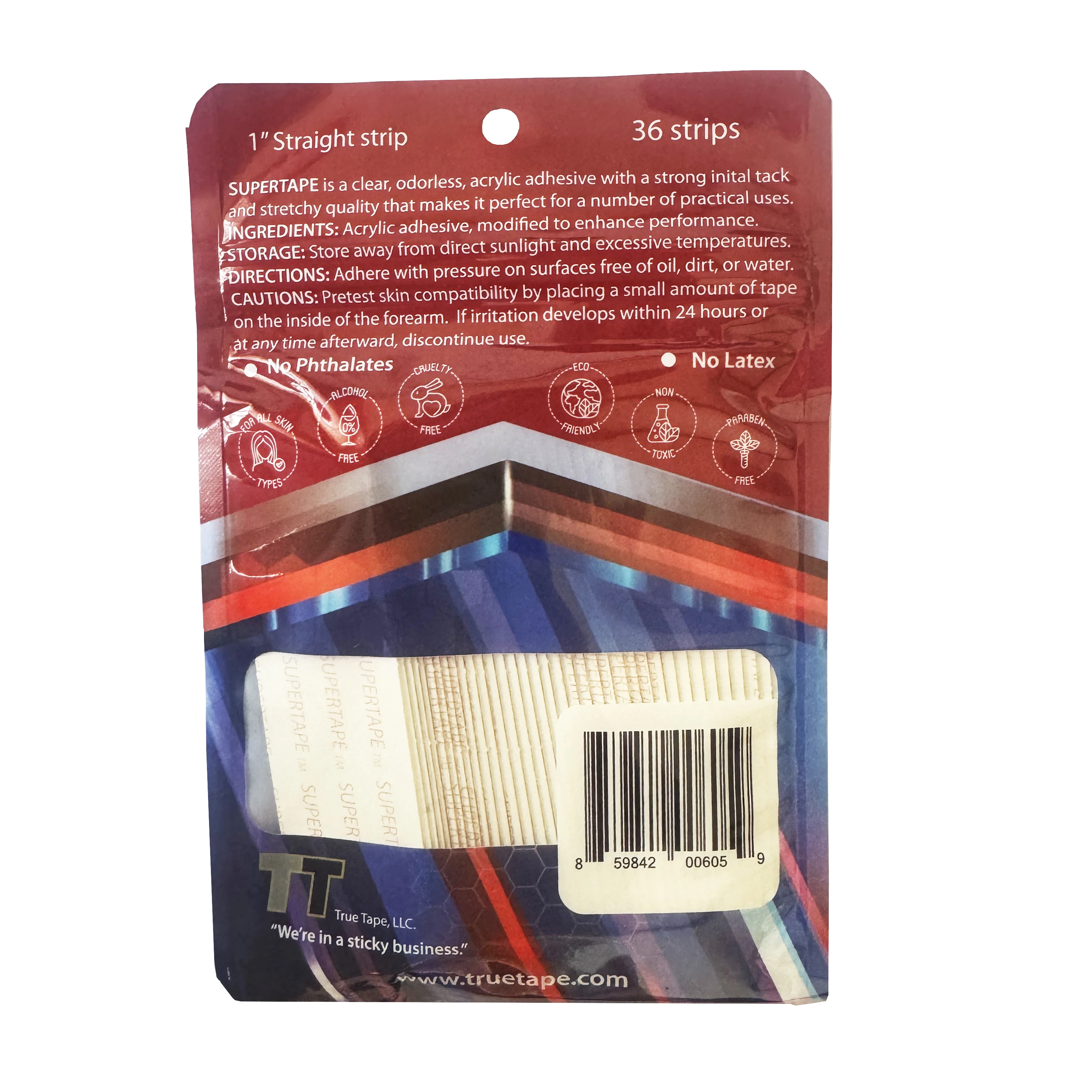 36pcs/bag  super tape super quality Waterproof hair tape / wig's tape Straight 1