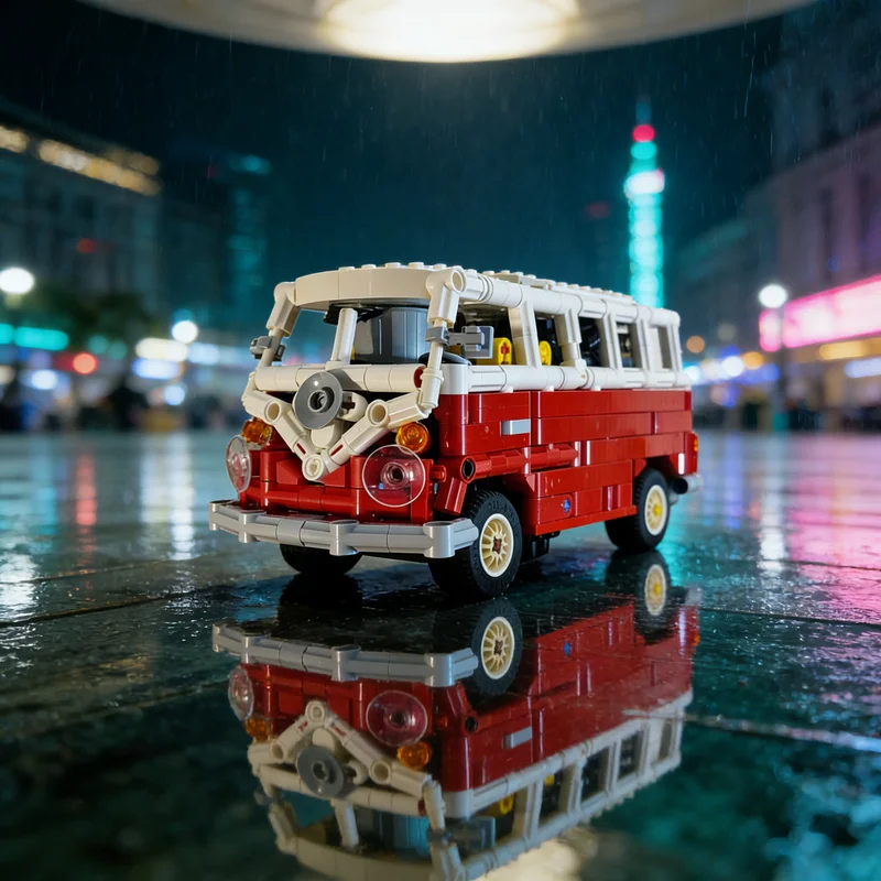 

582pcs MOC VW Transporter Technical Model Building Toys Blocks Construction Christmas Gifts Assemble Creative Education DIY Idea