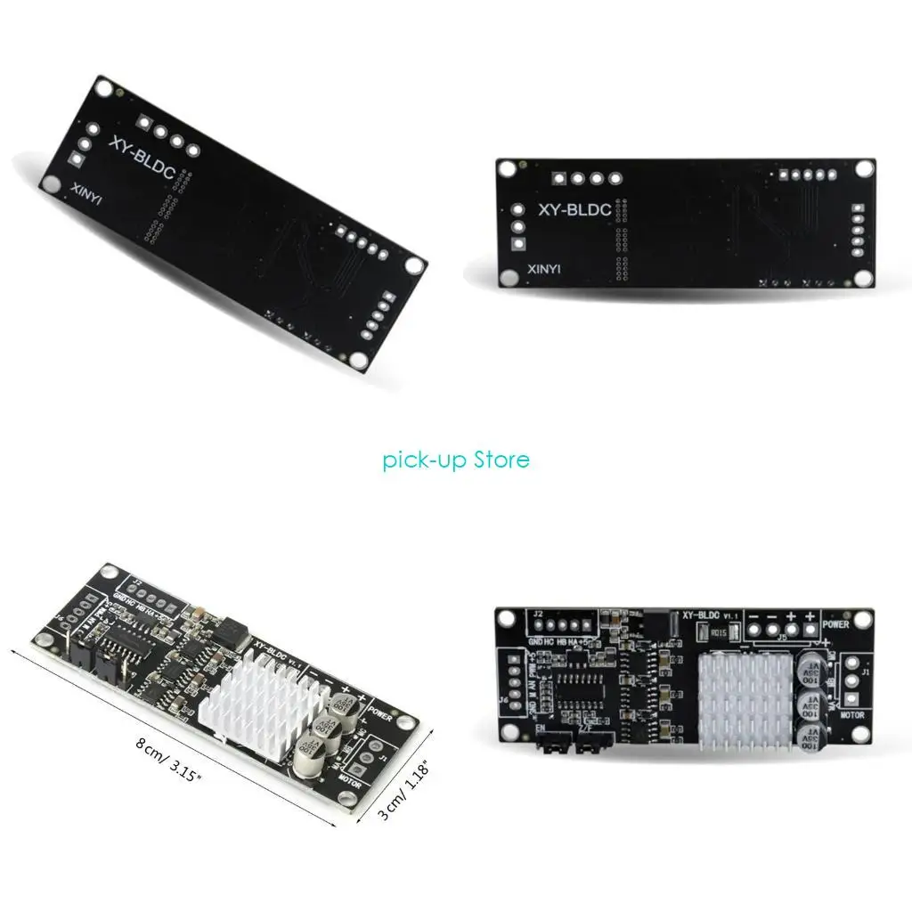 

Q5WA XY-BLDC 3-фазный контроллер двигателя постоянного тока с платой бесщеточного двигателя Холла 10 кГц ШИМ