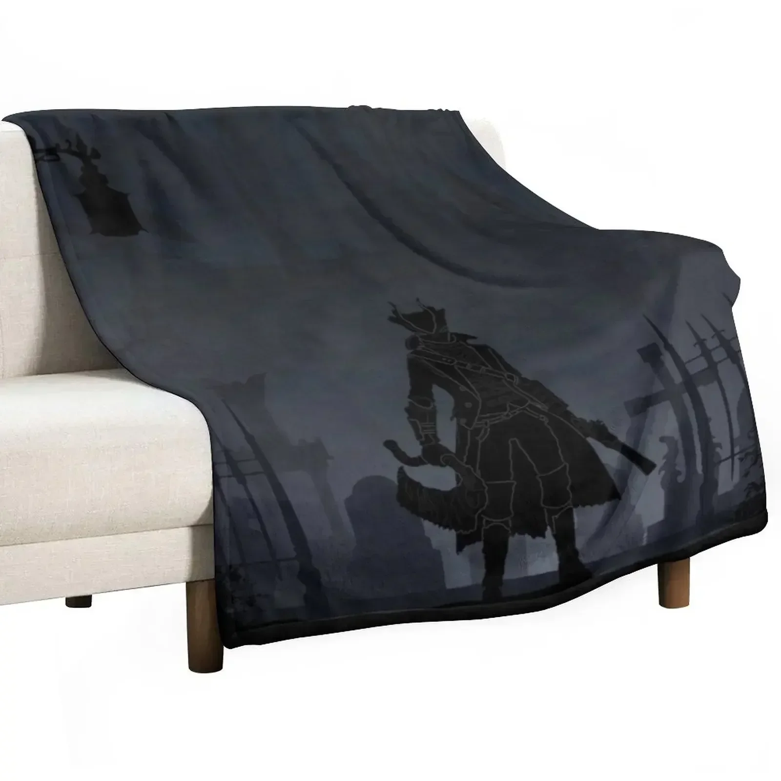 

Warriors Landscapes - Bloodborne Throw Blanket Soft Beds Cute Plaid Quilt Comforter Blankets