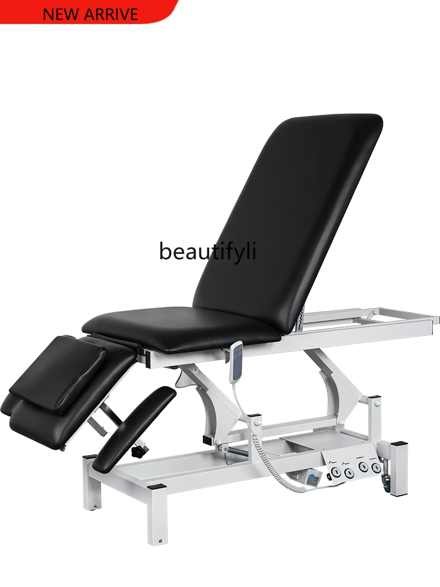 Elektryczne łóżko kosmetyczne do fizjoterapii, rehabilitacji kręgosłupa, podnoszone łóżko, specjalna leżanka do masażu, łóżko do tatuażu.