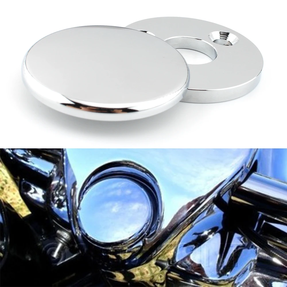 For Harley Road King Silver dial waterproof Fork lock clock case