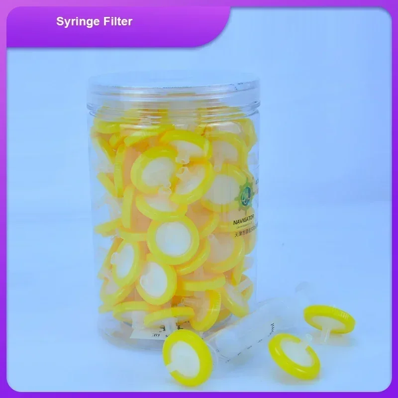 LAB filter 13/25mm, 0.22/0.45 Hydrophilic microporous filter, CA-CN Syringe millipore filtration Filter funnel