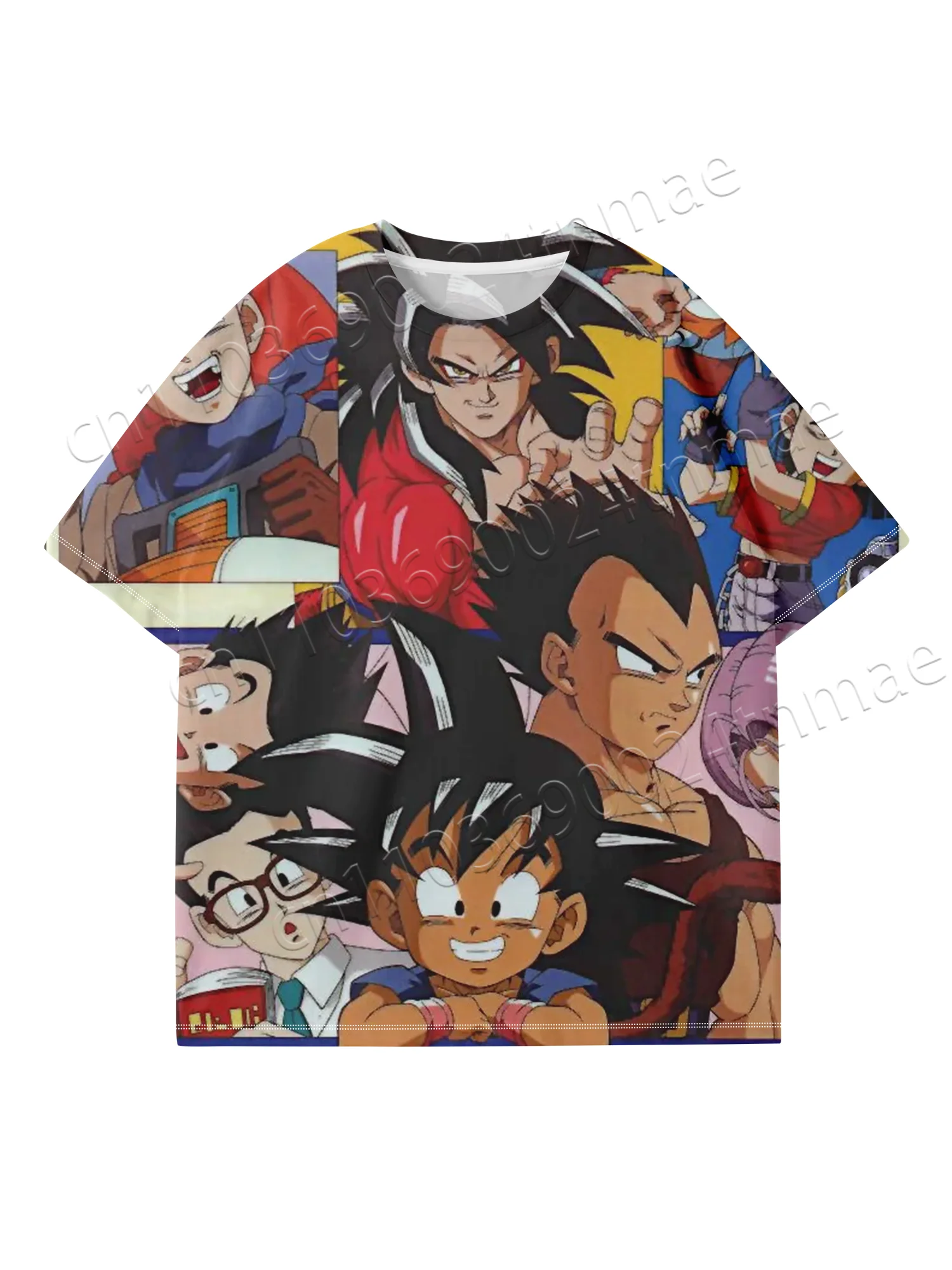 Serie Dragon Ball Fusion 2025 - Goten & Trunks Impresión 3D juvenil/adulto Secado rápido y transpirable