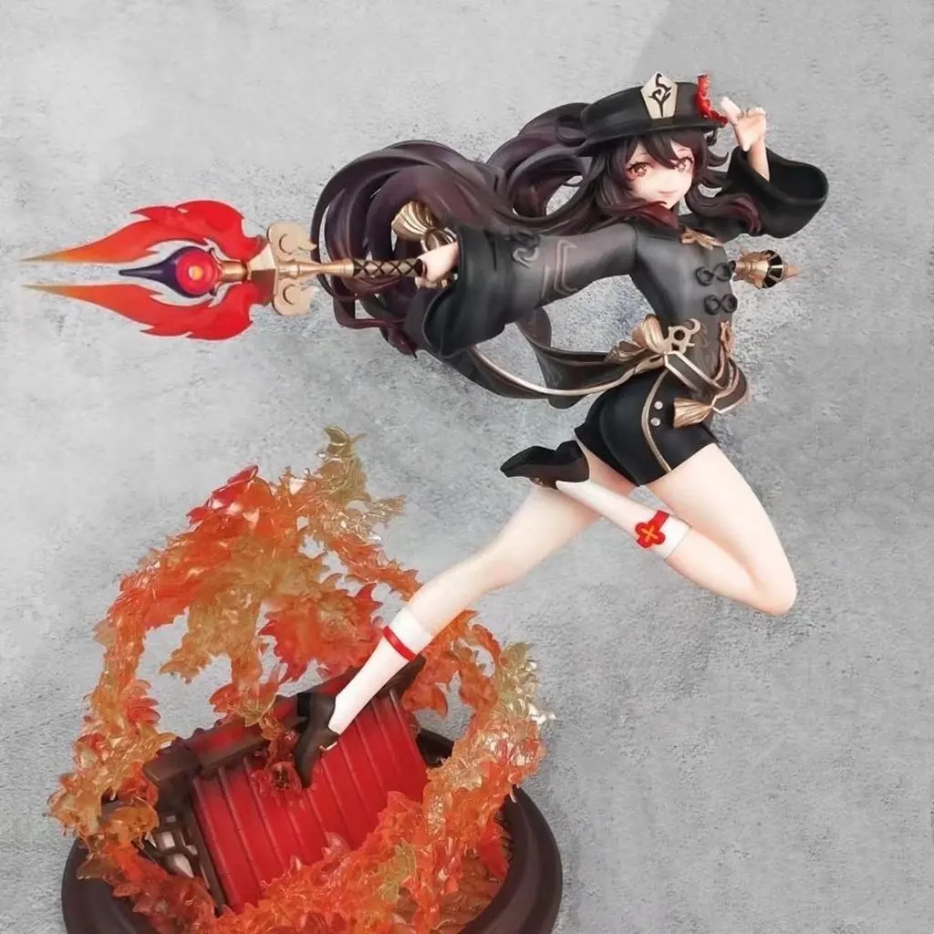 NEW Genshin Impact Hu Tao Anime Figures Game Peripheral Beauty Girl Statue Action Figure Collection Toys Decor Battle Form Model