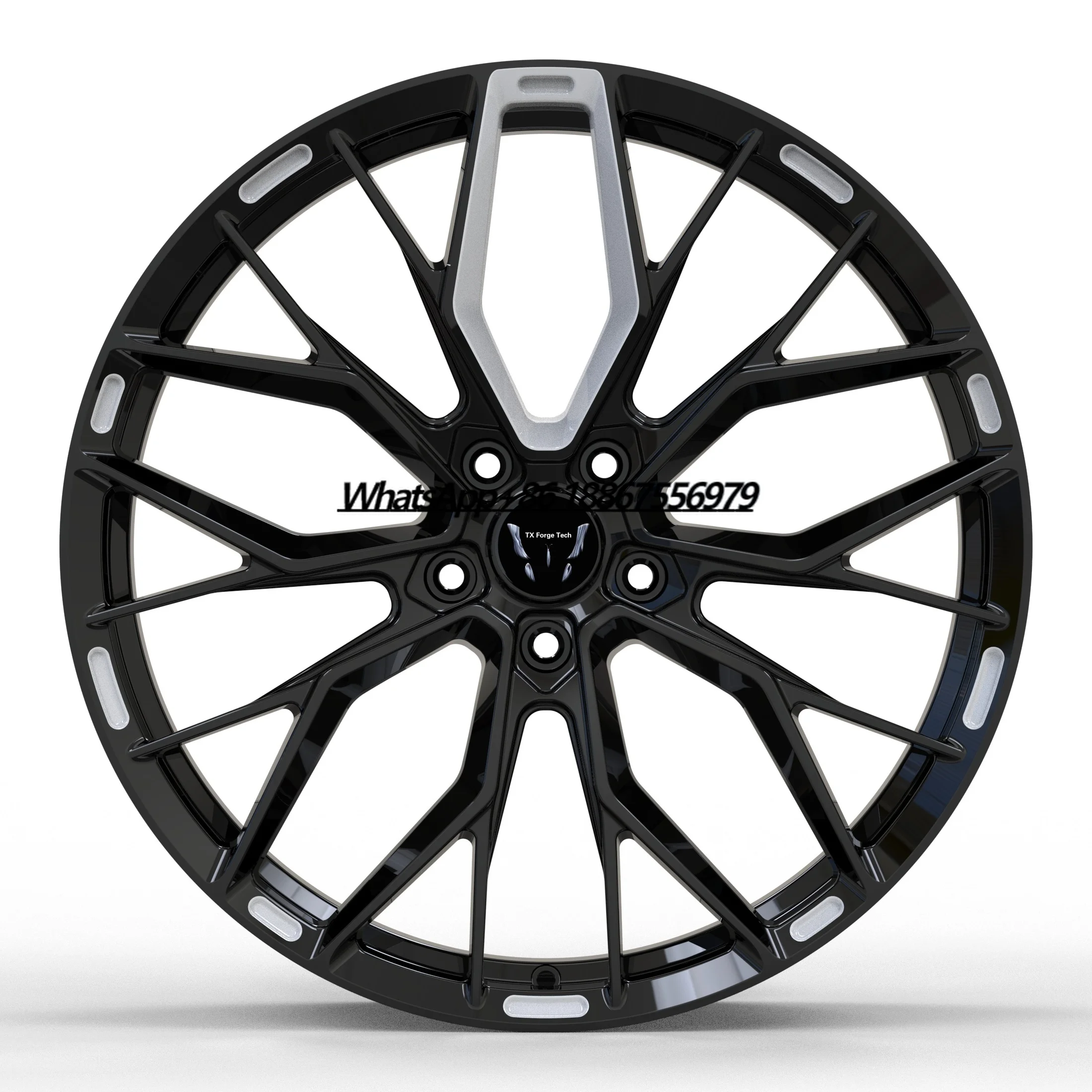 Bestselling Modified Aluminum Alloy Car Wheel Off-Road Trailer Forged Multi-Spoke Design Car Wheel