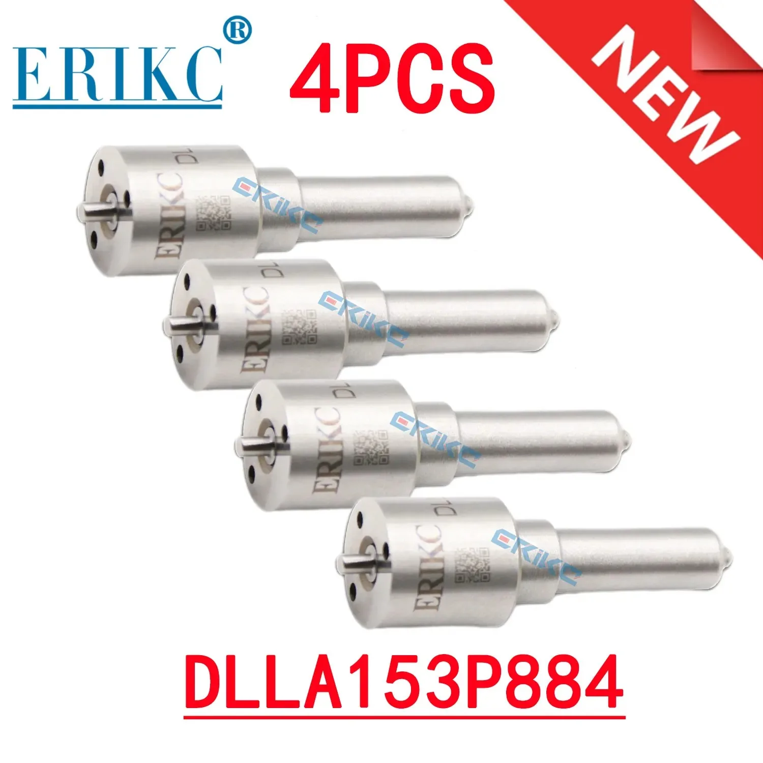 

4PCS DLLA153P884 Diesel Injector Nozzle DLLA 153 P 884 Common Rail Sprayer DLLA 153P884 for 095000-5800 095000-5801 DCRI105800