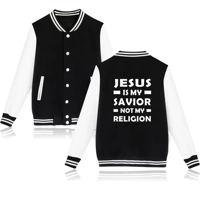 

I LOVE JESUS Baseball Jacket Men/Women Uniform Coat Christian Faith Hoodie Sweatshirts JESUS is COMING SOON Tracksuit Men Tops