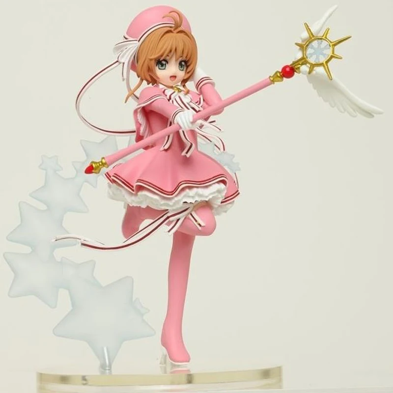 Original Taito Kinomoto Sakura Card Captor Sakura Action Figure Daidouji Tomoyo Figurines Collectible Model Statue Doll Toys