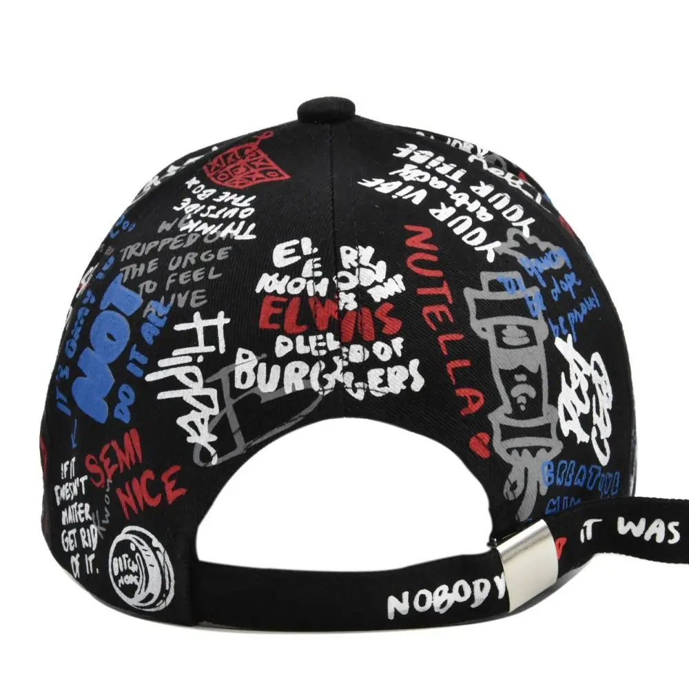 

Printing Graffiti Graffiti Baseball Cap Letter Geometry Hip Hop Hip Hop Baseball Cap Cotton Casual Hats Personality Baseball Hat